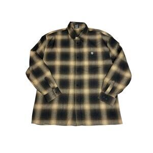 Dyse One Mens Size 2XL Plaid Long Sleeve Button Up Shirt